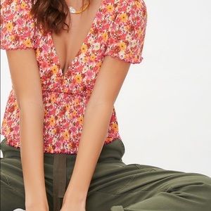 Forever 21 pointelle Knit top